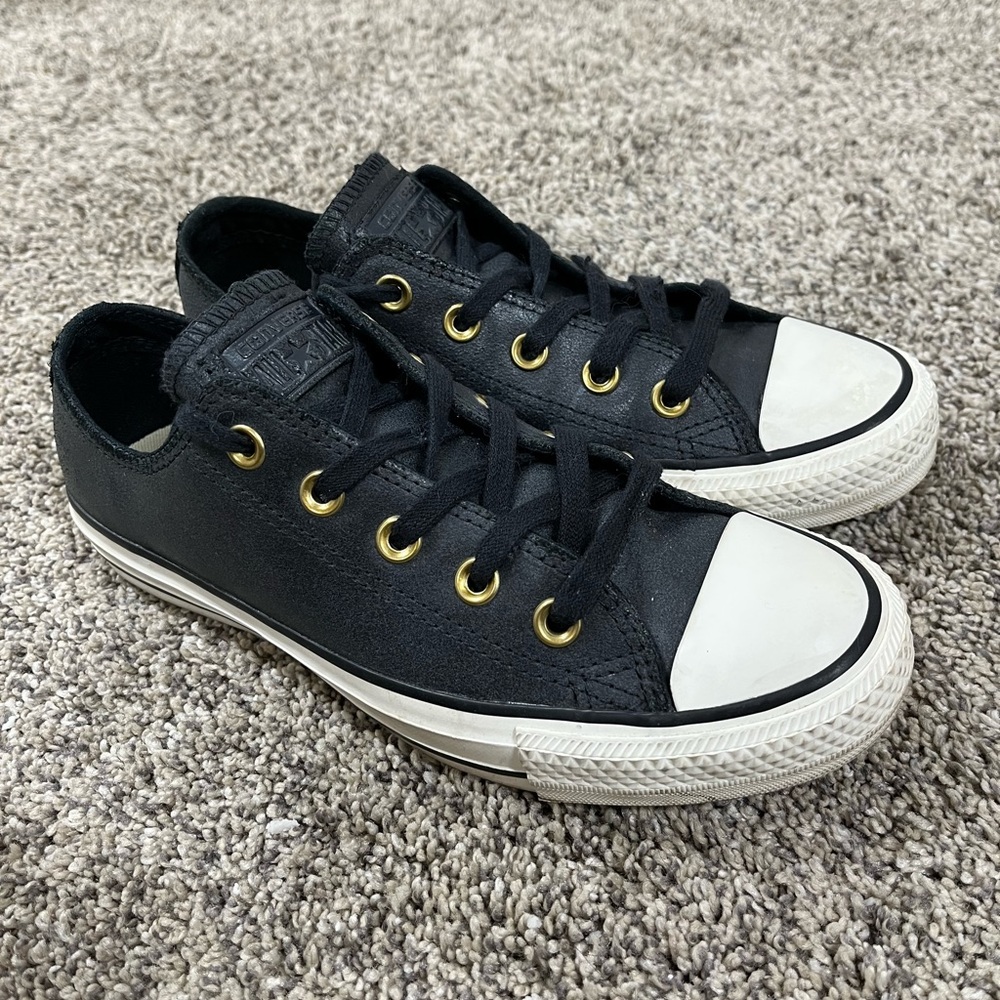 Converse All Star Suede leather Sneakers Black
